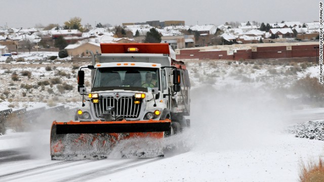 Winter Storm Hits West Texas, Causing Power Outages at Marfa, Texas